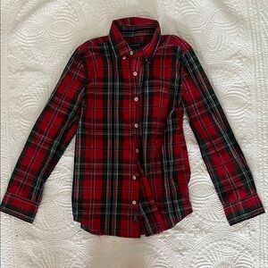 Crown & Ivy Christmas Plaid Shirt